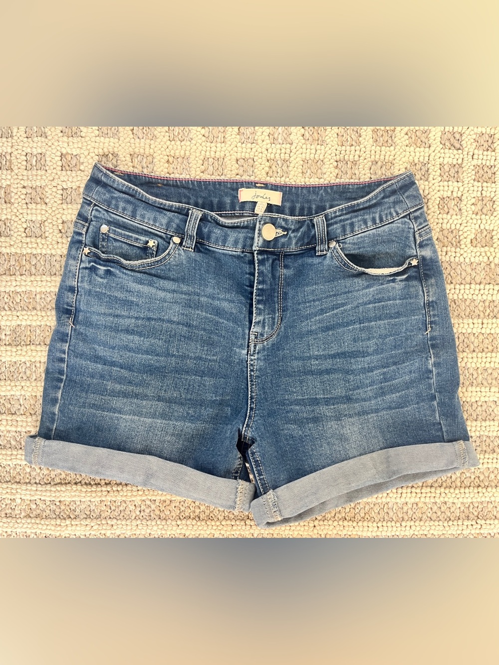 Joules size 6 denim shorts.
